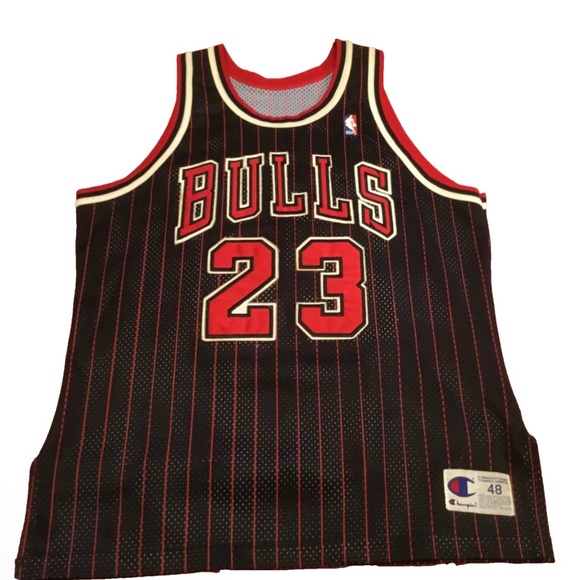 Champion Other - 🏀 Michael Jordan Authentic Vintage Champion 96 97 Bulls Jersey Size 48 XL 🏀